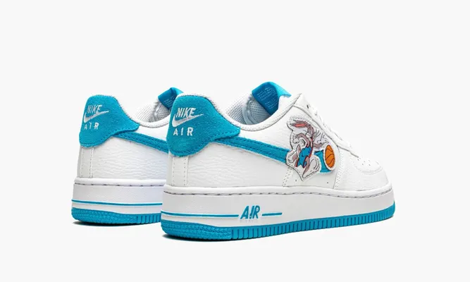 Кроссовки Nike Air Force 1 Low GS «Hare Space Jam» белый