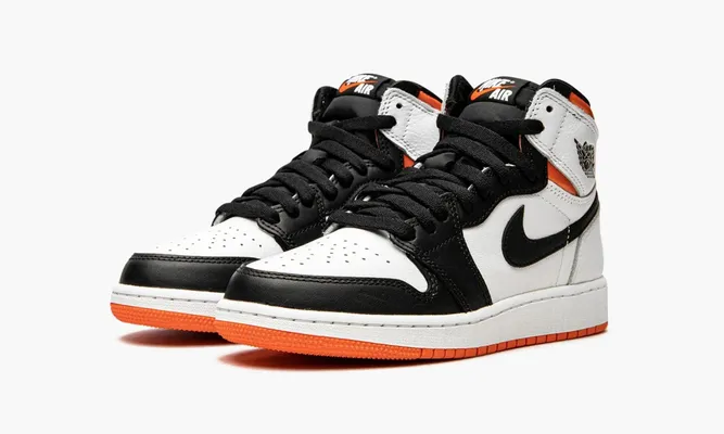 Кроссовки Air Jordan 1 High OG GS «Electro Orange» оранжевый