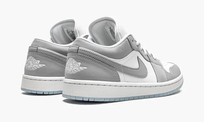 Кроссовки Air Jordan 1 Low WMNS «Wolf Grey» серый,белый