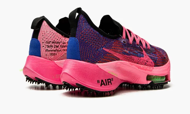 Кроссовки Nike Zoom Tempo Next% «Off-white Racer Blue Pink Glow» розовый