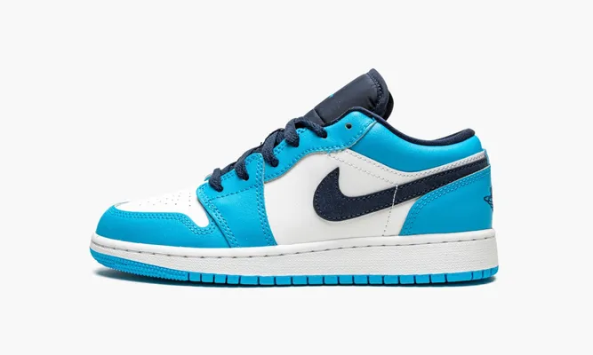 Кроссовки Air Jordan 1 Low GS «Unc» lightBlue