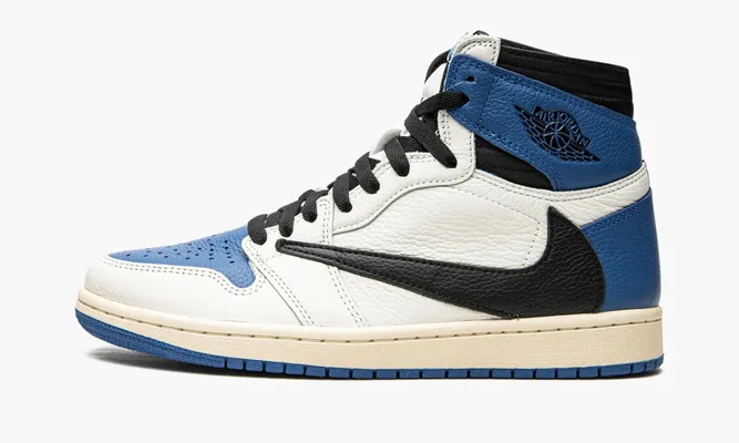 Кроссовки Air Jordan 1 High OG SP «Fragment X Travis Scott» синий