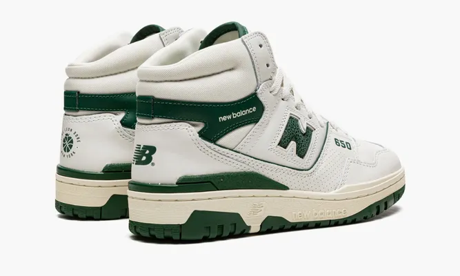 Кроссовки New Balance 650r «Aime Leon Dore White Green» белый