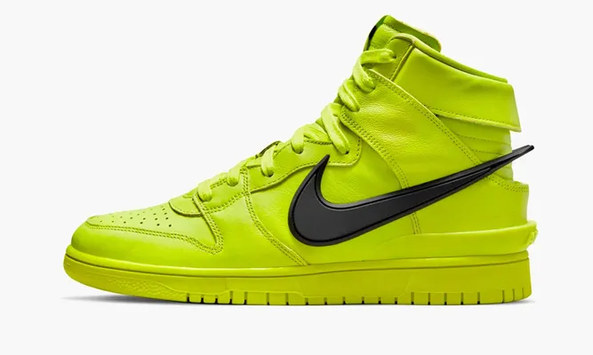 Кроссовки Nike Dunk High Ambush «Flash Lime» зеленый