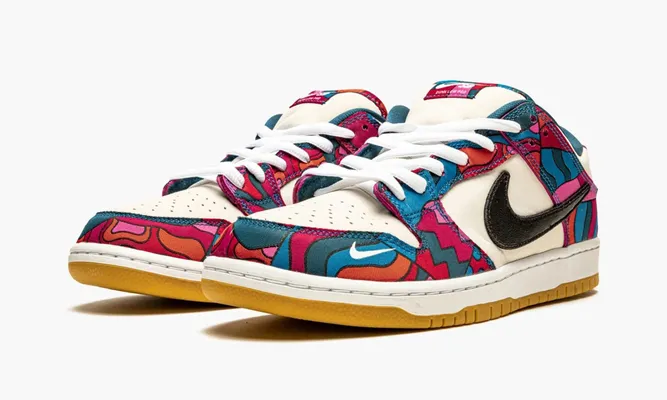 Кроссовки Nike SB Dunk Low Pro «Parra Abstract Art» разноцветный