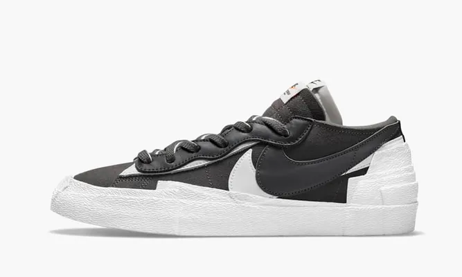 Кроссовки Nike Sacai Blazer Low «Iron Grey» черный