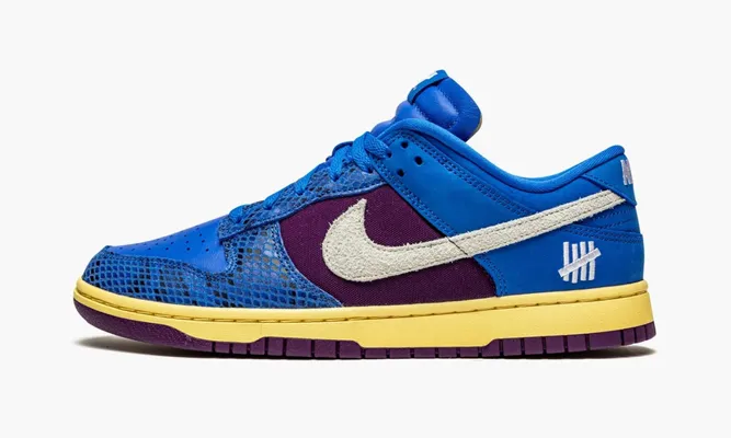 Кроссовки Nike Dunk Low «Undefeated 5 On It Dunk Vs. Af1» фиолетовый