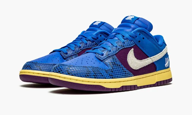 Кроссовки Nike Dunk Low «Undefeated 5 On It Dunk Vs. Af1» фиолетовый