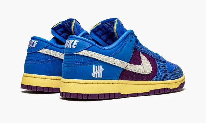Кроссовки Nike Dunk Low «Undefeated 5 On It Dunk Vs. Af1» фиолетовый