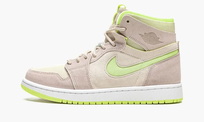Кроссовки Jordan 1 High Zoom Air CMFT WMNS «Lemon Twist» кремовый