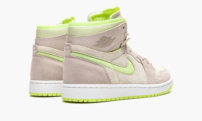 Кроссовки Jordan 1 High Zoom Air CMFT WMNS «Lemon Twist» кремовый