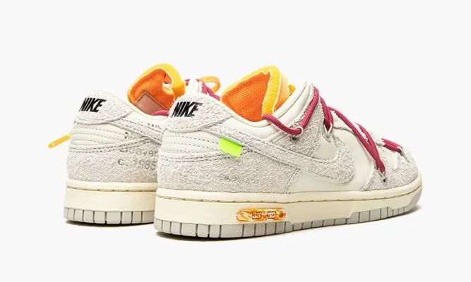 Кроссовки Nike Dunk Low «Off-white Lot» белый