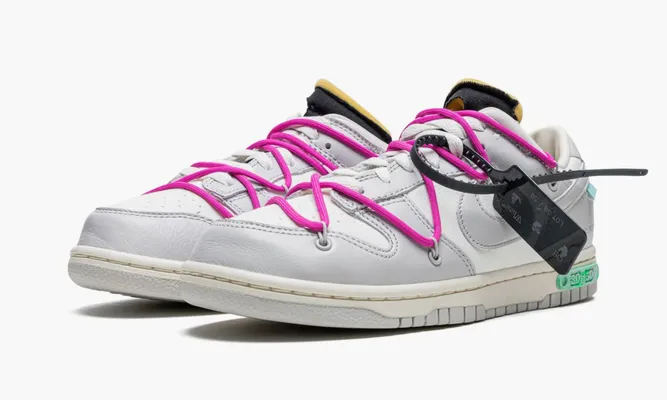Кроссовки Nike Dunk Low «Off-white Lot 30» серый