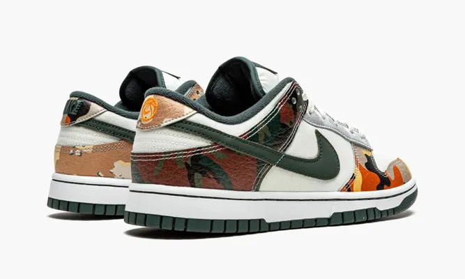 Кроссовки Nike Dunk Low SE «Sail Multi-camo» разноцветный
