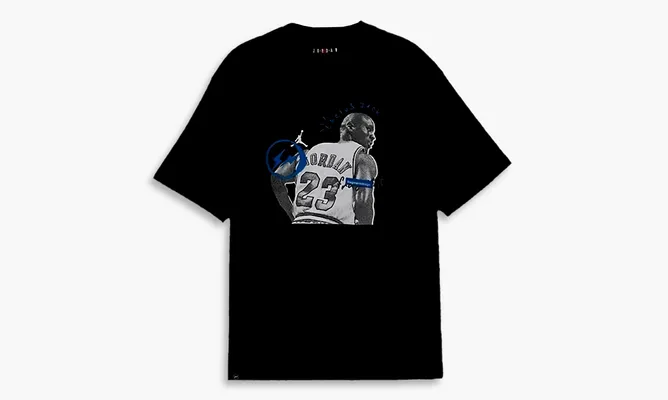 Одежда Travis Scott X Jordan X Fragment T-shirt «Black» черный
