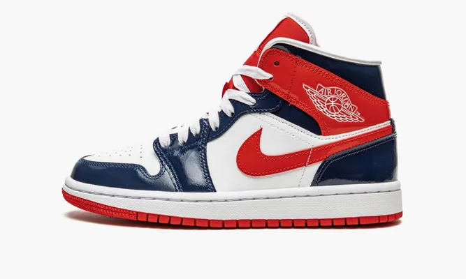Кроссовки Air Jordan 1 Mid WMNS «Champ Colors» синий