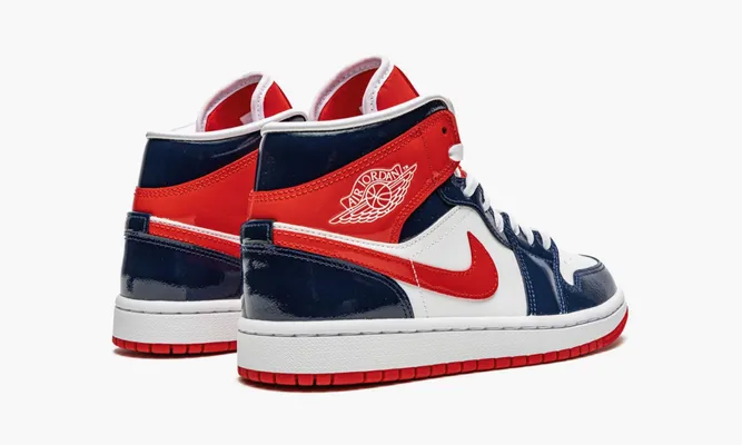 Кроссовки Air Jordan 1 Mid WMNS «Champ Colors» синий