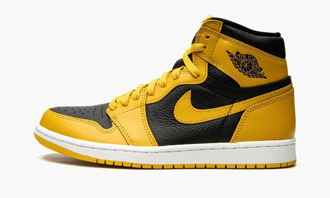 Кроссовки Air Jordan 1 Retro High «Pollen» желтый