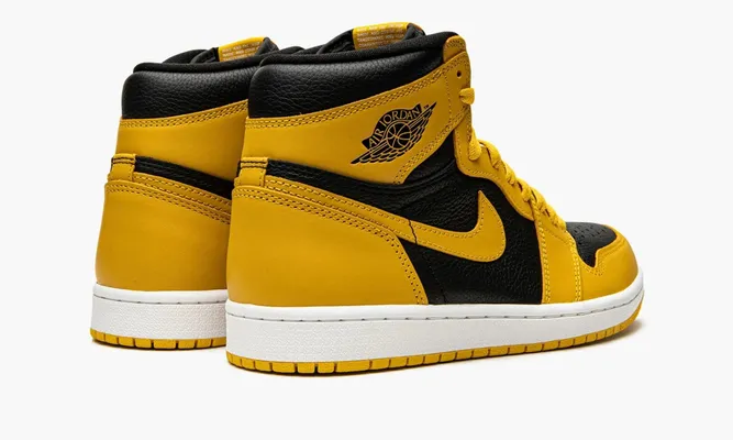 Кроссовки Air Jordan 1 Retro High «Pollen» желтый