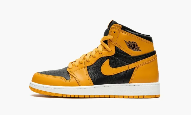 Кроссовки Air Jordan 1 Retro High GS «Pollen» желтый