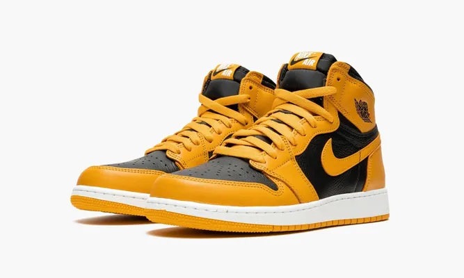 Кроссовки Air Jordan 1 Retro High GS «Pollen» желтый
