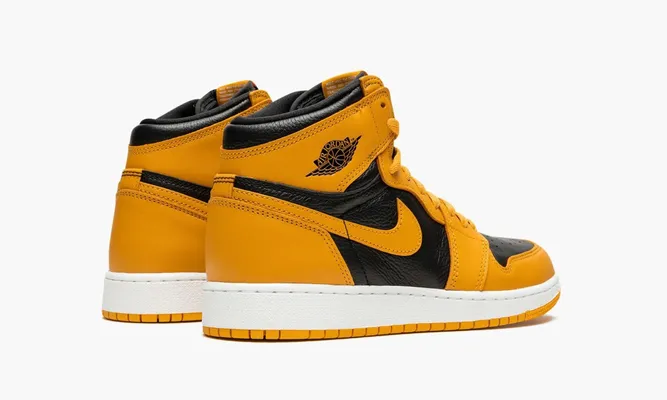 Кроссовки Air Jordan 1 Retro High GS «Pollen» желтый
