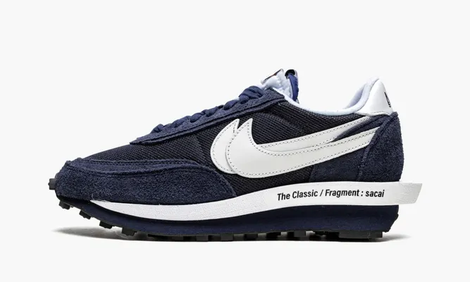 Кроссовки Nike Sacai Ld Waffle Sf «Fragment Blue Void» синий