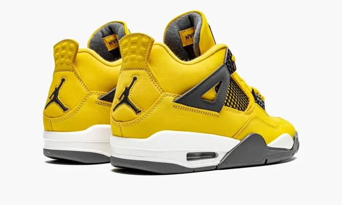Кроссовки Air Jordan 4 Retro «Lightning 2021» желтый
