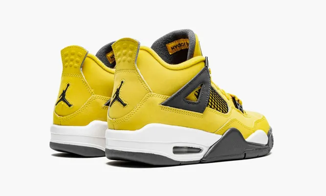 Кроссовки Air Jordan 4 Retro GS «Lightning 2021» желтый