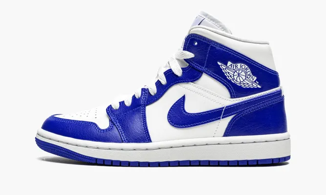 Кроссовки Air Jordan 1 Mid WMNS «Kentucky Blue» синий