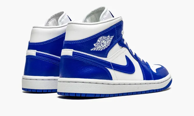 Кроссовки Air Jordan 1 Mid WMNS «Kentucky Blue» синий