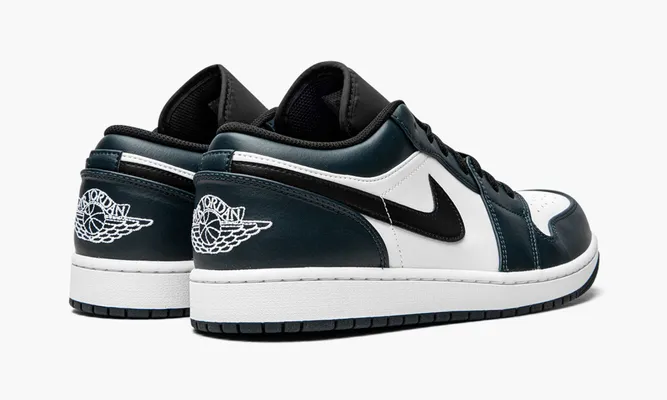 Кроссовки Air Jordan 1 Low «Dark Teal» синий