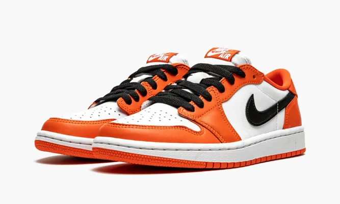 Кроссовки Air Jordan 1 Low WMNS «Starfish» оранжевый