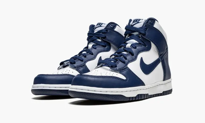 Кроссовки Nike Dunk High GS «Championship Navy» синий