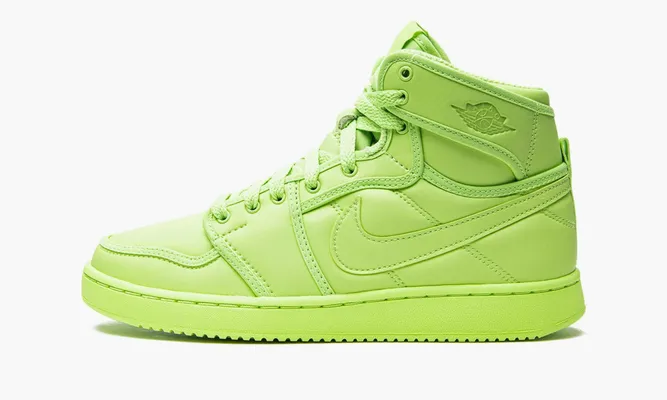 Кроссовки Air Jordan 1 Retro Ajko WMNS «Billie Eilish Ghost Green» зеленый