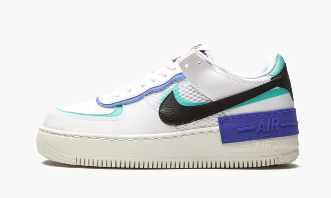 Кроссовки Nike Air Force 1 Low Shadow WMNS «White / Multicolor» белый