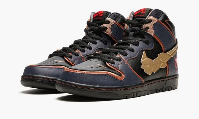 Кроссовки Nike SB Dunk High «Rx-0 Unicorn Gundam 02 Banshee» синий