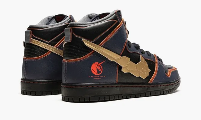 Кроссовки Nike SB Dunk High «Rx-0 Unicorn Gundam 02 Banshee» синий