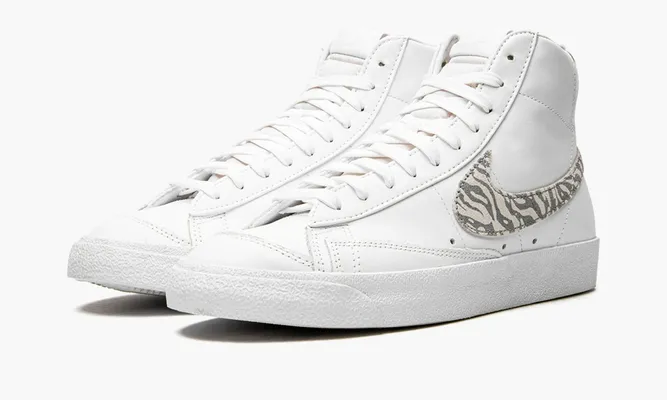 Кроссовки Nike Blazer Mid WMNS 77 «Zebra» белый
