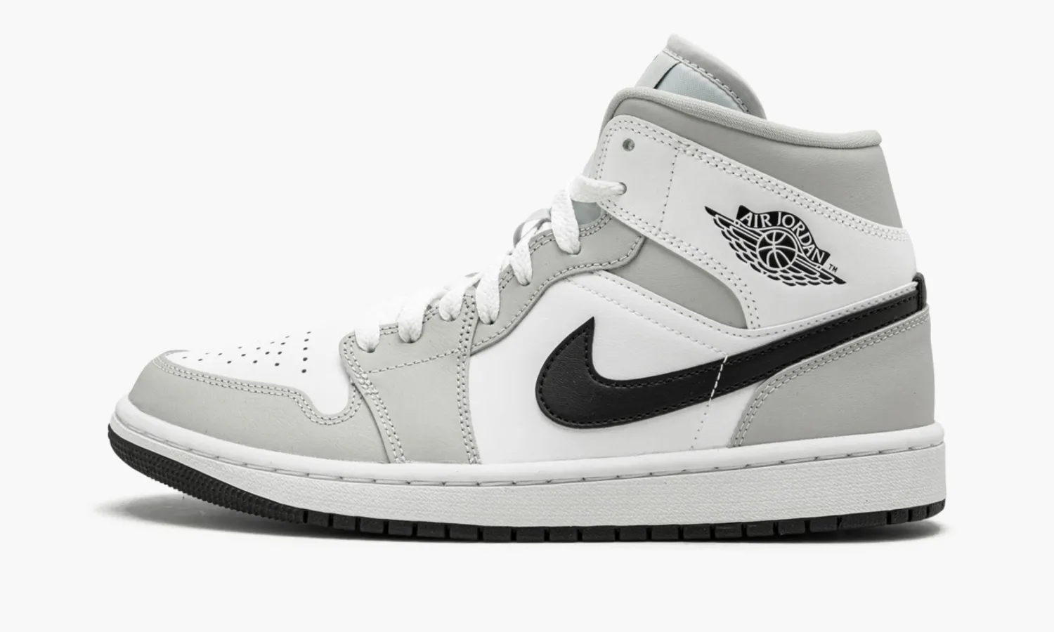 Air Jordan 1 Mid WMNS «Light Smoke Grey»