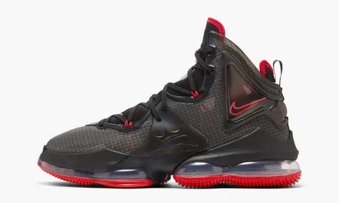 Для баскетбола Nike Lebron 19 «Bred» черный