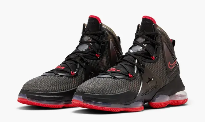 Для баскетбола Nike Lebron 19 «Bred» черный