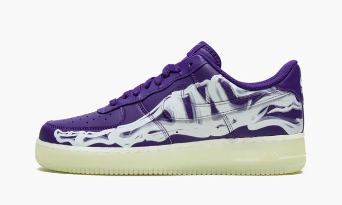 Кроссовки Nike Air Force 1 Low «Purple Skeleton» фиолетовый