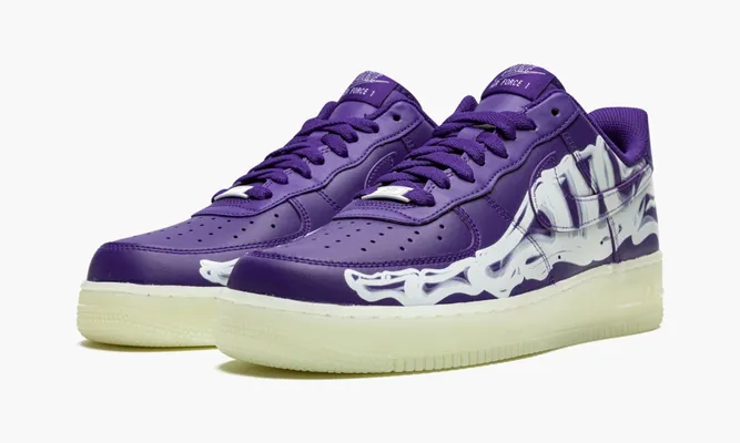 Кроссовки Nike Air Force 1 Low «Purple Skeleton» фиолетовый
