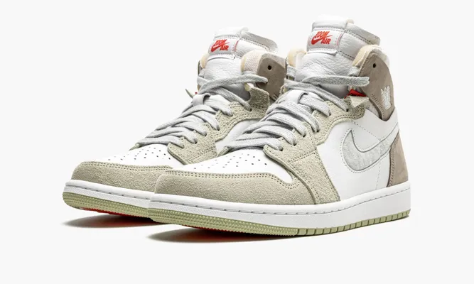 Кроссовки Air Jordan 1 High Zoom CMFT «Olive Aura» зеленый
