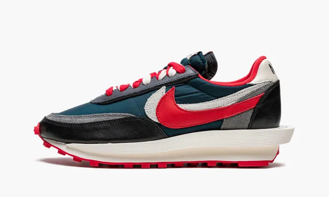 Кроссовки Nike Ld Waffle «Sacai Undercover Midnight Spruce University Red» разноцветный