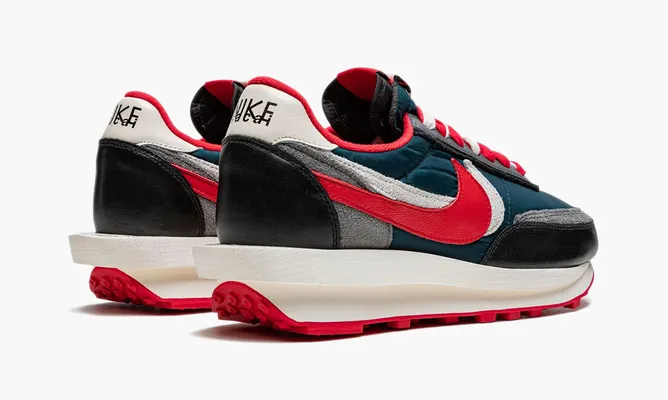 Кроссовки Nike Ld Waffle «Sacai Undercover Midnight Spruce University Red» разноцветный