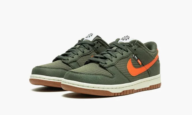 Кроссовки Nike Dunk Low Retro Next Nature GS «Toasty - Sequoia» зеленый