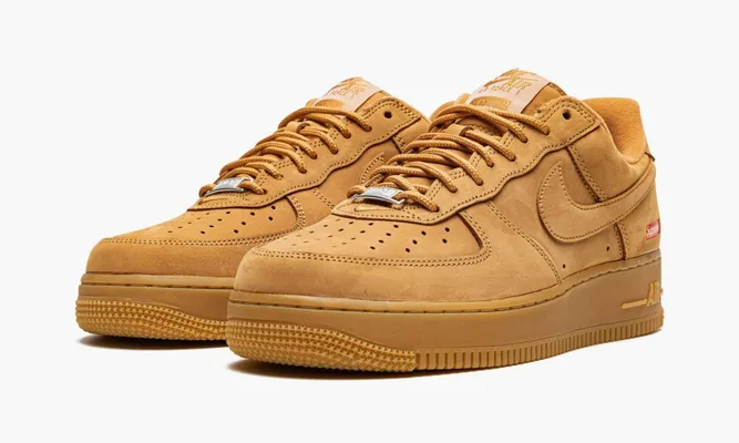 Кроссовки Nike Air Force 1 Low SP «Supreme Wheat» коричневый