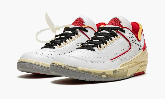 Кроссовки Air Jordan 2 Low OG SP «Off-white - Chicago» белый